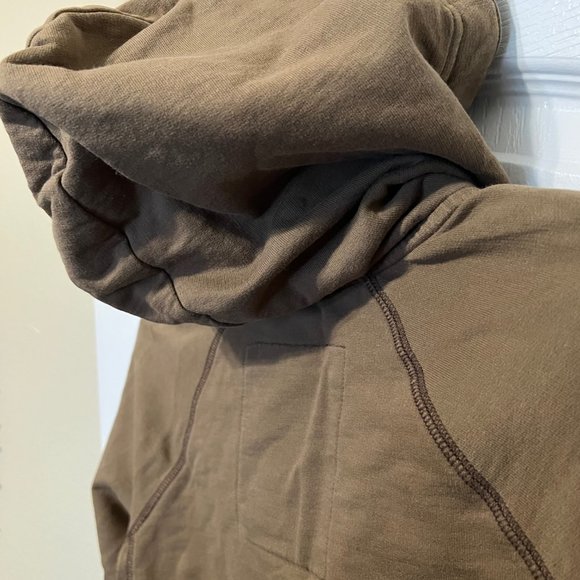 Hollister-Cotton Cropped Jacket- Juniors Large-Hooded Sweatshirt Drawstring - Picture 9 of 11